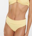 Плавки бикини в стиле Прованс Melissa Odabash, Yellow Ribbed - фото 4