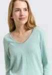 Джемпер TOM TAILOR BASIC V-NECK, Blue Haze/Mint - фото 4