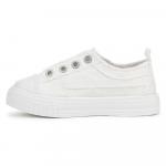 Детские кеды без шнурков Blowfish Malibu для малышей, white canvas - фото 4