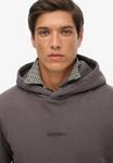 Худи Superdry & Co MICRO LOGO, Dark Pebble Grey/Blue - фото 3