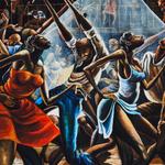 Рубашка Supreme x Ernie Barnes Short-Sleeve Shirt, Dance - фото 3