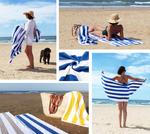 Полотенца для сауны набор  Zollner, синий - фото 3