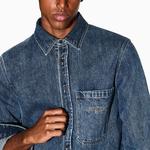 ARMANI EXCHANGE Мужская синяя рубашка - фото 5