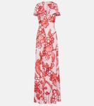 Платье макси с принтом ETRO, разноцветный - фото