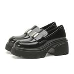 FOXER Лоферы женские черные - фото