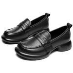 Лоферы женские с низким верхом Chint, черный - фото 2