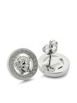 Серьги с головой Медузы Versace, серебряный - фото 2