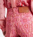 Джинсовые шорты с принтом Etro, розовый - фото 5