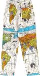 Брюки Saint Michael x Dr. Woo Pajama World Map 'White', белый - фото 2
