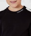 Махровый свитер Regular fit Calvin Klein Jeans, черный - фото 4