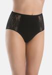 Трусы Teyli Hohe Taille Baumwoll mit floraler Spitze Loren, черный - фото 2