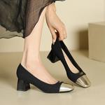 Туфли женские на высоком каблуке Zubumei, черный - фото 6