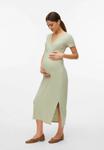 Платье из джерси MAMALICIOUS, оливковый - фото 2