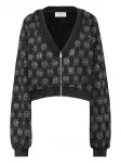 Худи на молнии с монограммой Philipp Plein, черный - фото