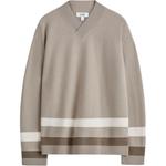 COS Джемпер мужской бежевый/в полоску - фото