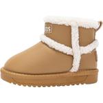 Детские утепленные ботинки Kids EBMINI, camel - фото