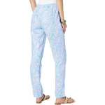 Брюки Lilly Pulitzer Taron Pants, цвет Blue Peri The Turtle Package - фото