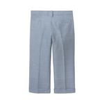 Брюки Gucci Kids Pleated Plaid Pants, Blue - фото 2