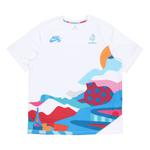 Футболка sb x parra crossover france colors pattern tee 'white multi' Nike, белый - фото