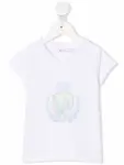 Футболка с вышитым логотипом Patachou, белый - фото