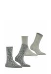 Носки Esprit Flower Lines 2-Pack, Sortiment/Dark Grey - фото 5
