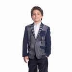 Детский slim fit вязаный блейзер Elie Balleh - фото