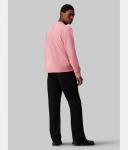 Толстовка мужская Calvin Klein Jeans хлопковая базовая, розовый - фото 3