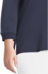 Платье Mod-o-doc 3/4 Sleeve Hi-Lo Tunic with Side Slits, цвет Vibrant Navy - фото 4