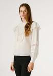 Блуза Pepe Jeans Blouse, Oyster White/White - фото 6