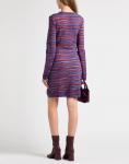 Мини-платье M Missoni, фиолетовый - фото 3
