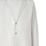 Куртка пальто мужская светло-серая ISSEY MIYAKE - фото 6