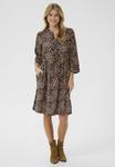 Платье Cream Shirt dress, Leopard Mix/Beige - фото