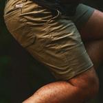 Шорты Flex Canvas мужские Livsn, темно-зеленый - фото 2