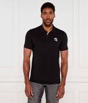 Рубашка поло Regular fit Karl Lagerfeld, черный - фото
