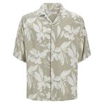 Рубашка с коротким рукавом Jack & Jones Jeff Aop Resort, бежевый - фото