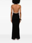 Трикотажное макси-платье Aya Muse, черный - фото 4