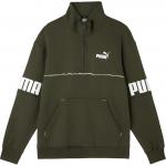 Джемпер мужской Power Colorblock Half Zip TR Jasper PUMA, зеленый - фото 3