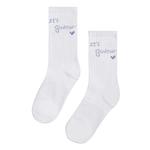 Носки высокие Deep Breath с принтом, черный - фото