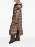 Стеганое пальто с капюшоном Mmc Studio, коричневый - фото 3