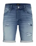 Бермуды мужские ковбойские regular fit Jack & Jones, синий - фото 6