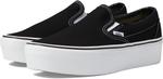 Кроссовки Slip-On Stackform Vans, цвет Canvas Black/True White - фото