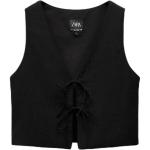 Trf Жилет женский черный Zara - фото