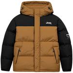 Стеганая куртка унисекс Jeep, коричневый - фото 6