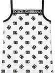 Dolce & Gabbana топ с логотипом DG, белый - фото 2