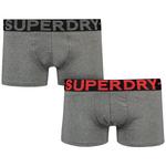 Боксеры Superdry Trunk 2 шт, серый - фото