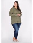 Блуза Usha Plus Size Blouse, цвет Moss Green - фото 2