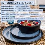 Столовый набор Sänger, 44x45x54 см, синий - фото 2