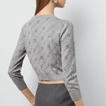 Кашемировый свитер женский серый Gucci - фото 4