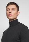 Свитер Pier One 2 PACK - BASIC TURTLENECK, цвет Black/Mottled Dark Grey - фото 5
