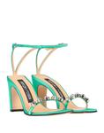 Сандалии Sergio Rossi, зеленый - фото 2